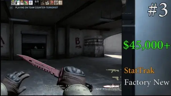 csgo开箱最贵的武器排行(排行图)