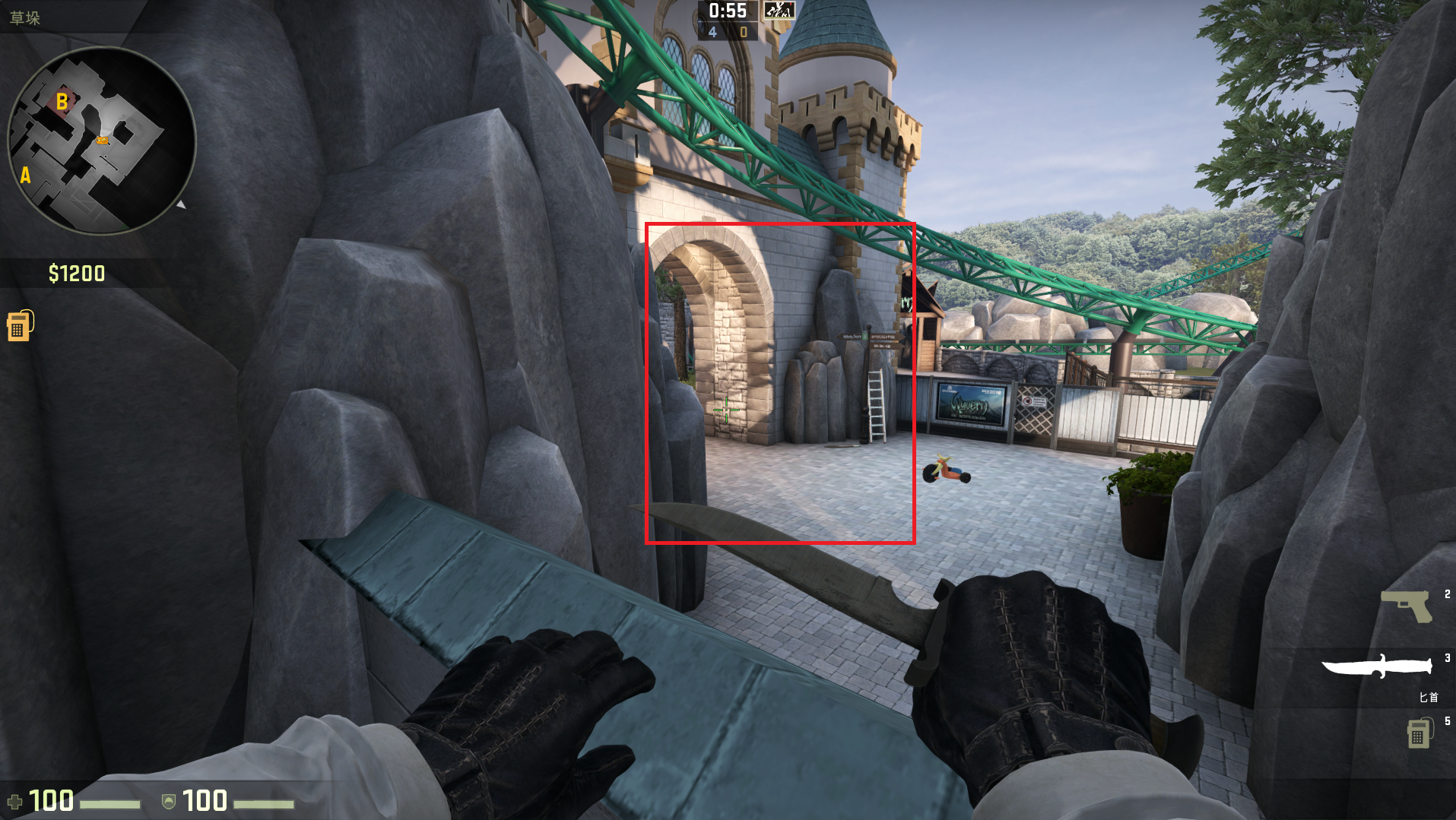 csgo摄魂游乐园T方点位攻略