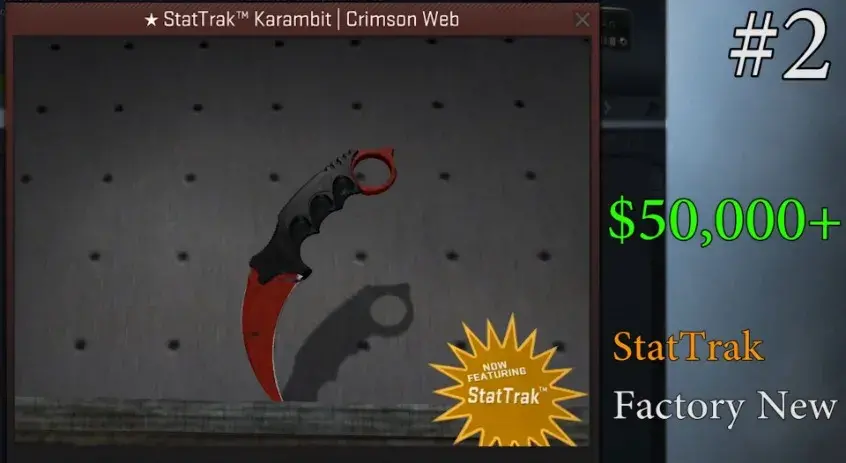 csgo开箱最贵的武器排行(排行图)