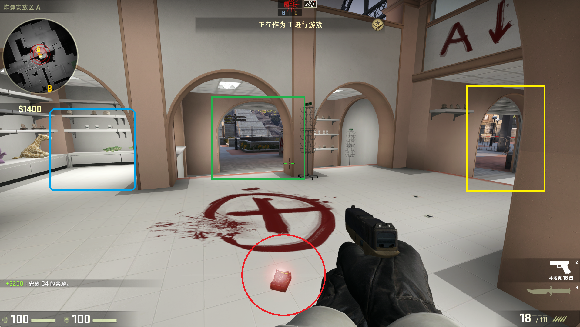 csgo摄魂游乐园T方点位攻略