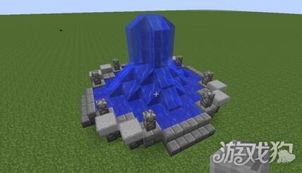 我的世界喷泉怎么建造，我的世界喷泉教程