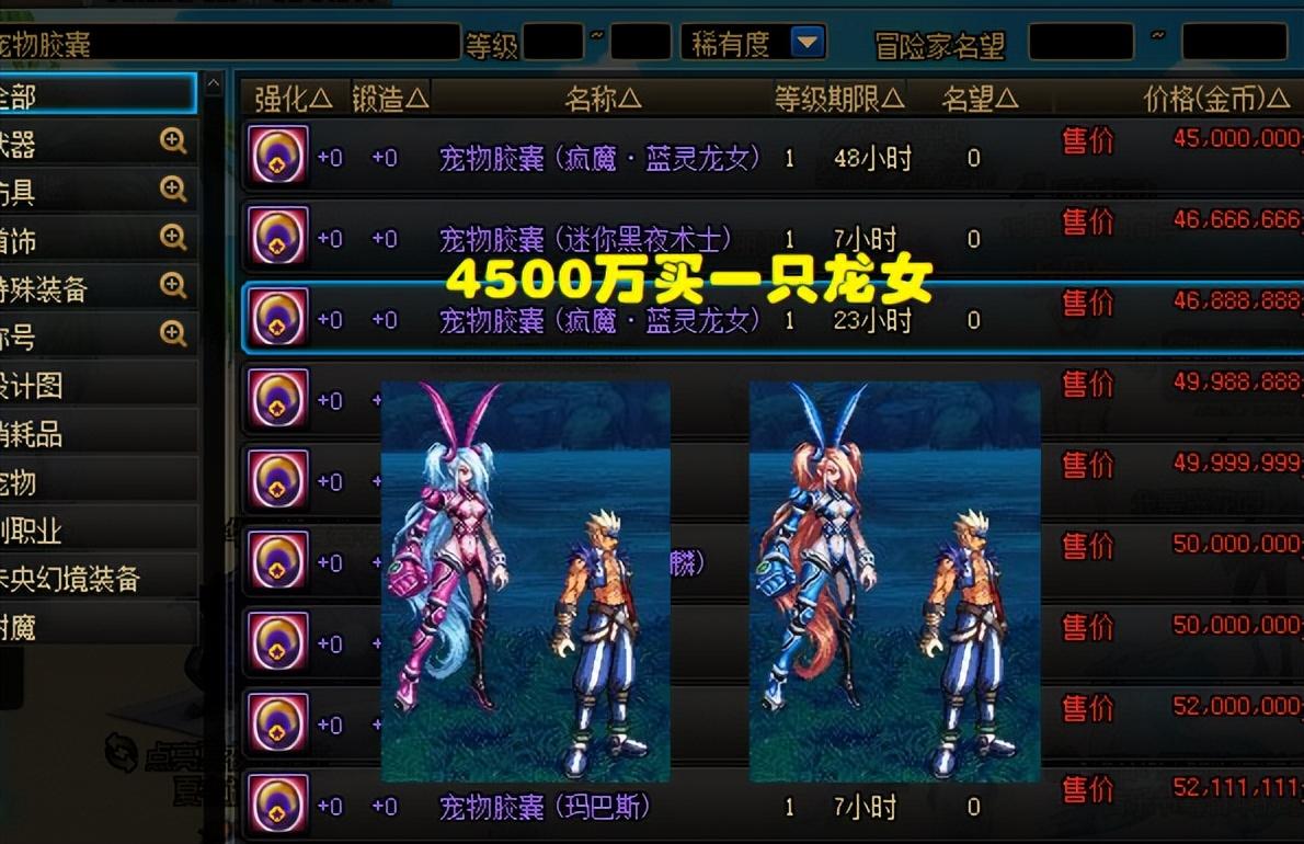 dnf宠物胶囊多少钱一个，dnf宠物胶囊在哪买？