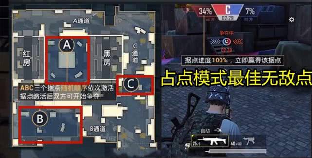 和平精英占点团竞无敌点