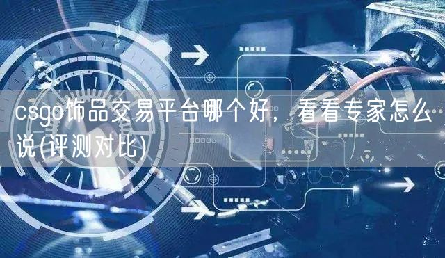 csgo饰品交易平台哪个好,看看专家怎么说(评测对比)