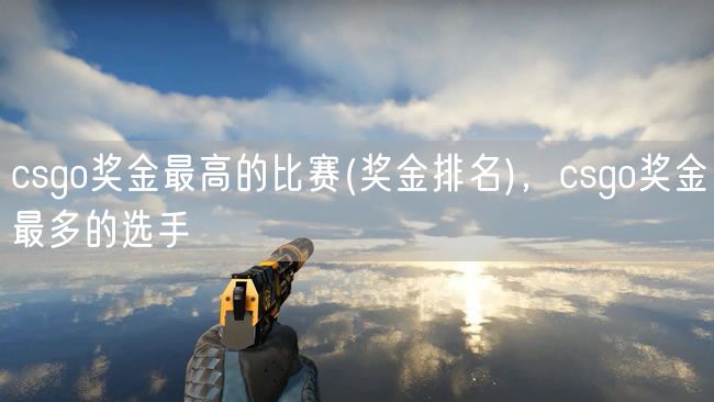csgo奖金最高的比赛(奖金排名)，csgo奖金最多的选手