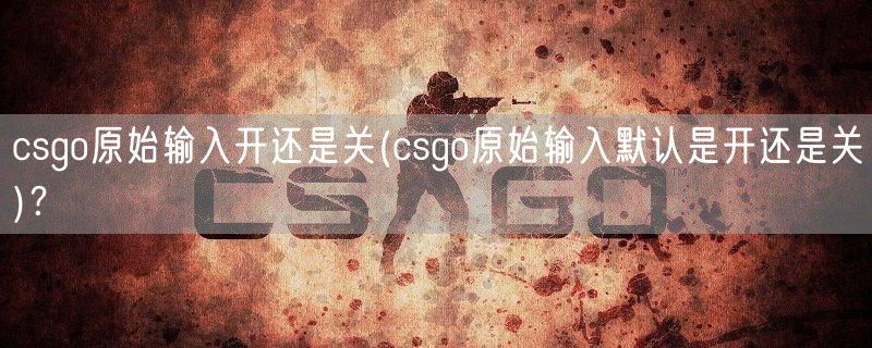 csgo原始输入开还是关(csgo原始输入默认是开还是关)？