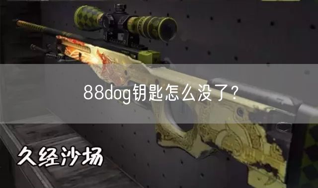 88dog钥匙怎么没了？