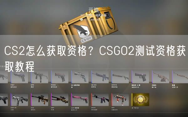 CS2怎么获取资格?CSGO2测试资格获取教程