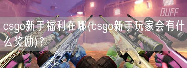 csgo新手福利在哪(csgo新手玩家会有什么奖励)?