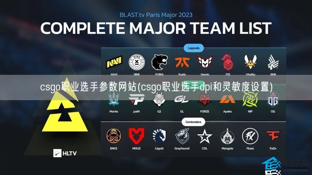 csgo职业选手参数网站(csgo职业选手dpi和灵敏度设置)