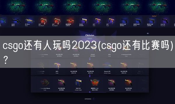 csgo还有人玩吗2023(csgo还有比赛吗)?
