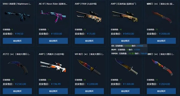 csgo饰品交易平台有哪些，国内外csgo饰品交易平台推荐